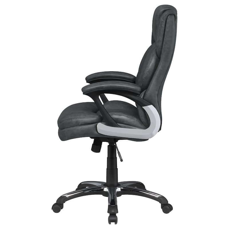Nerris Upholstered Adjustable Home Office Desk Chair