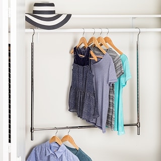 Chrome Adjustable Hanging Closet Rod On Sale Bed Bath Beyond