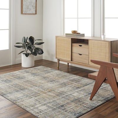 Livabliss Modern & Contemporary Beckham Checkered Area Rug