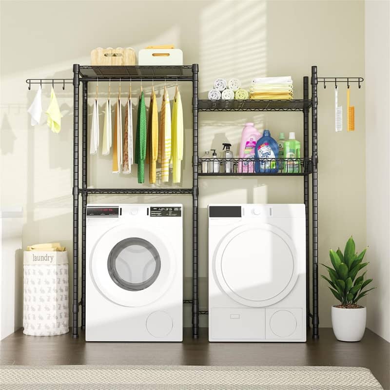over Washer and Dryer Shelves