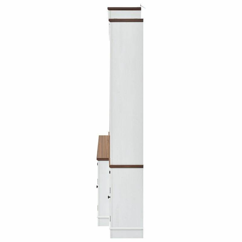 98.8" Wide Wall Unit Entertainment Center with Bookshelves for TVs up to 80"