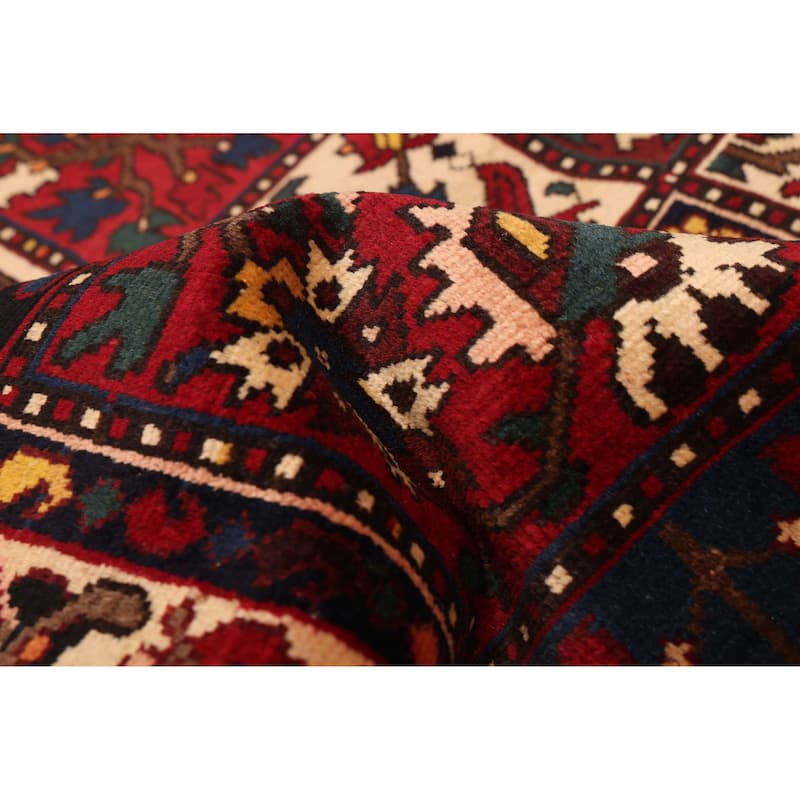 ECARPETGALLERY Hand-knotted Kayseri Vintage Red Wool Rug - 5'3 x 9'9