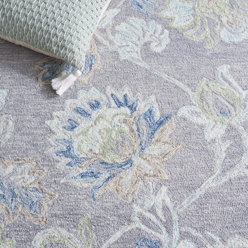 SAFAVIEH Handmade Jardin Rosalynne Floral Wool Rug