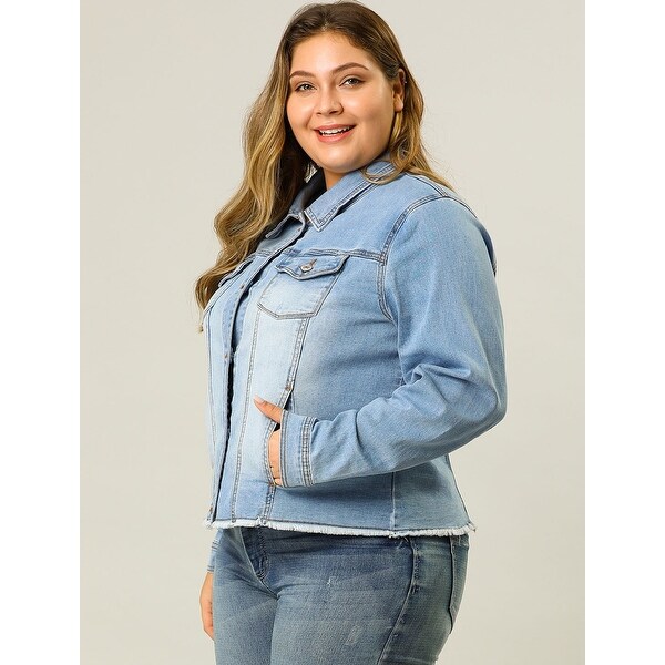 size 26 denim jacket