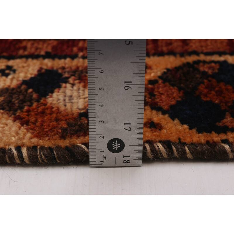 ECARPETGALLERY Hand-knotted Melis Vintage Copper Wool Rug - 4'1 x 11'3