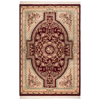 SAFAVIEH Handmade Versailles Christel Traditional Silk Rug