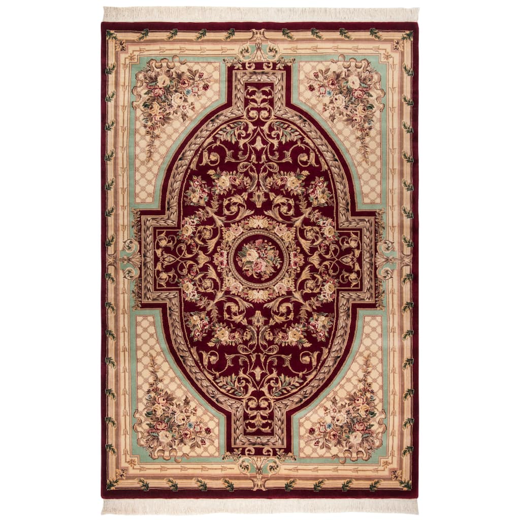 SAFAVIEH Handmade Versailles Christel Traditional Silk Rug