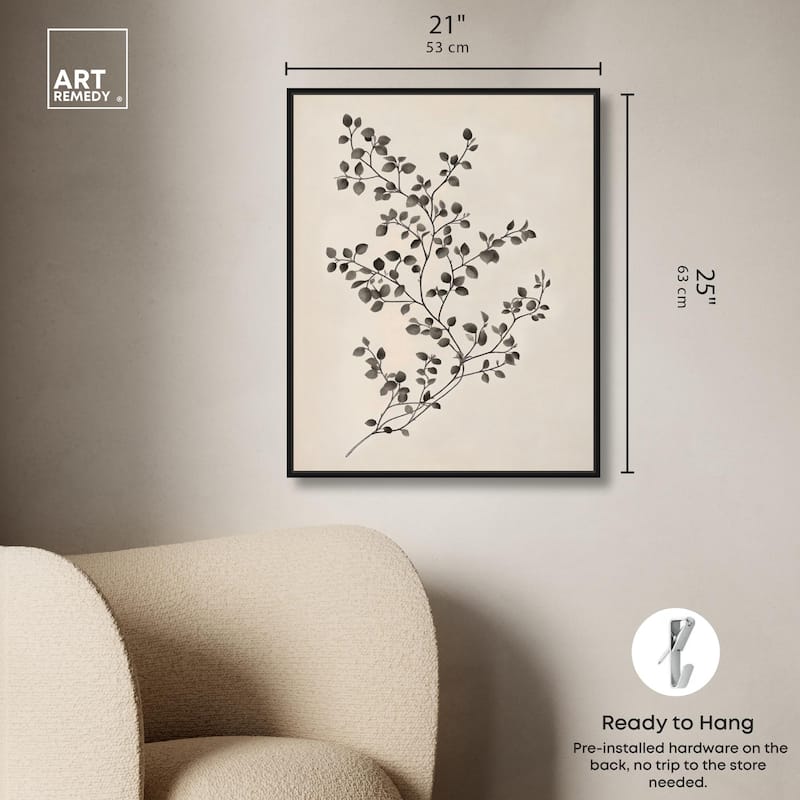 Bilberry Branch II Canvas by Art Remedy