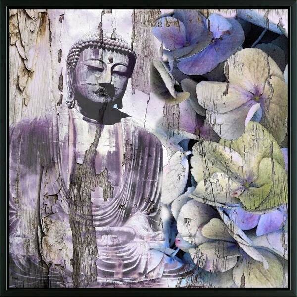 Shop Easy Art Prints Surma Guillen S Timeless Buddha Iii Premium Canvas Art Overstock 25748956