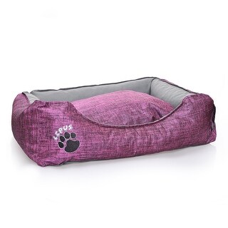 large dog bed with sides