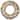 Gold Layered Leaves Christmas Wreath, 15.5-Inch, Unlit