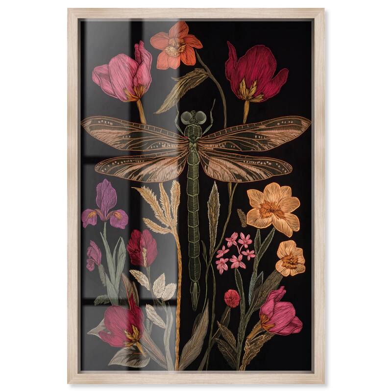 Ruby Reed Rider II Shadowbox by Art Remedy - Natural - 10" x 15"