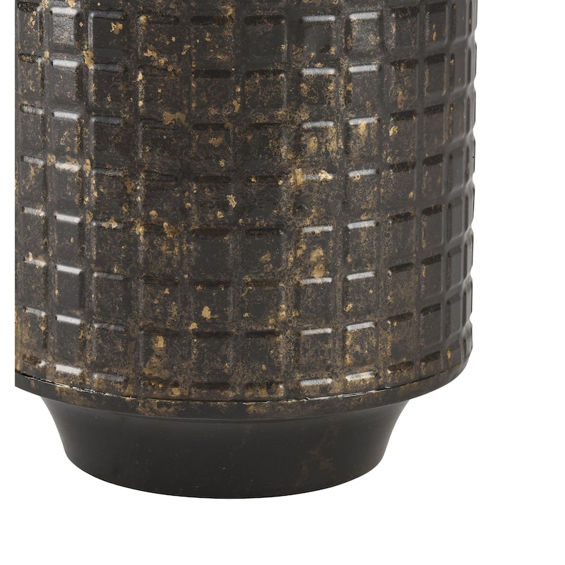 Elk Home Armil Black Metal Contemporary 6 Inch Wide Vase