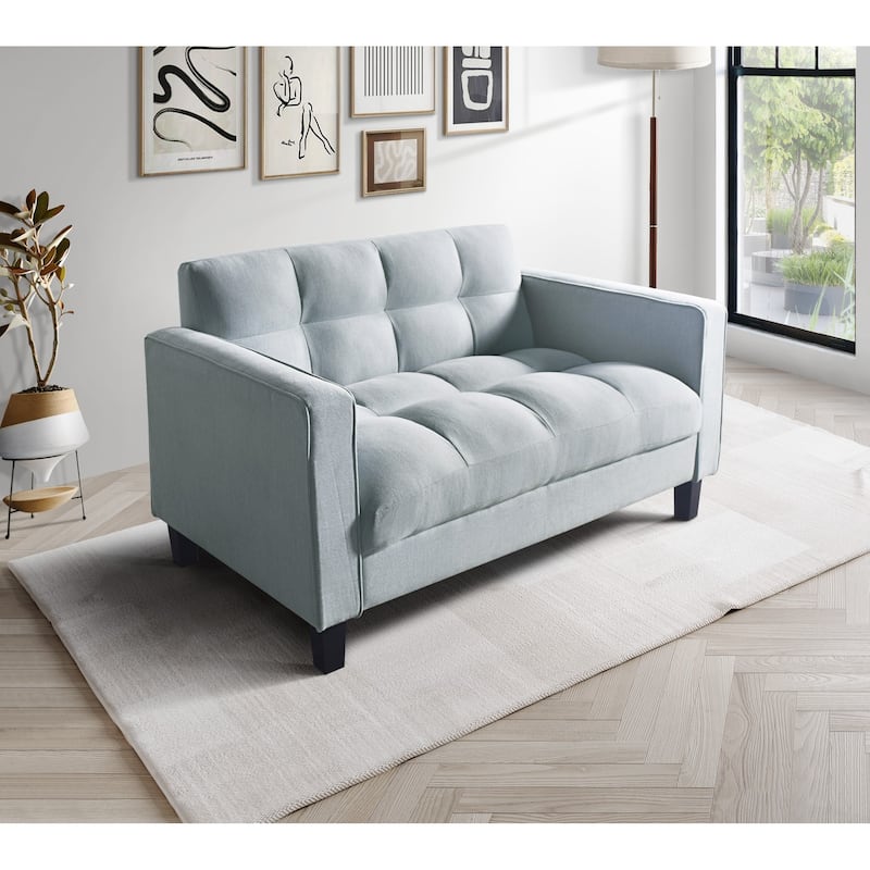 Vernal Upholstered Square Arm Loveseat / Sofa