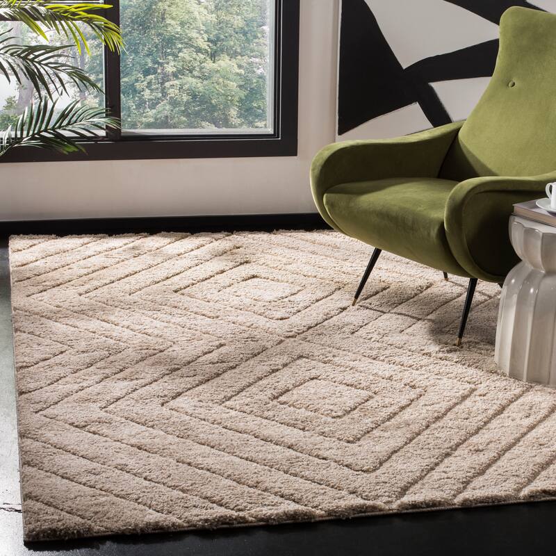 SAFAVIEH Memphis Shag Leftera 1.2 inch-thick Rug
