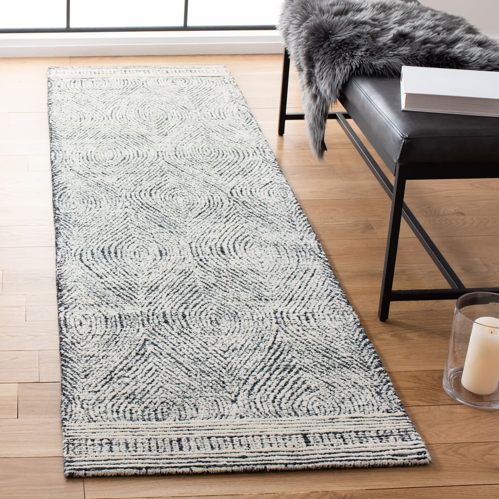 SAFAVIEH Handmade Abstract Leonide Modern Wool Rug