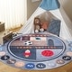 preview thumbnail 3 of 11, SAFAVIEH Santa Monica Kids Sakae Machine Washable & Slip Resistant Rug