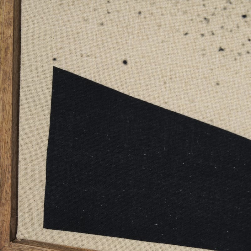 Revelin Small Fabric Collage Framed Linen Wall Art