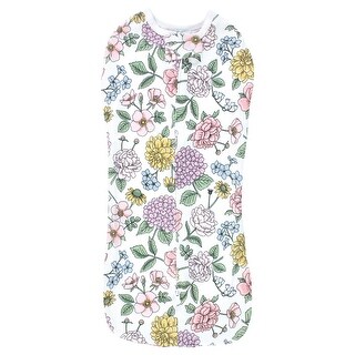 Hudson Baby Infant Girl Sleep Pod, Vintage Blossom, 0-2 Months - Vintage Blossom - 0-2 Months