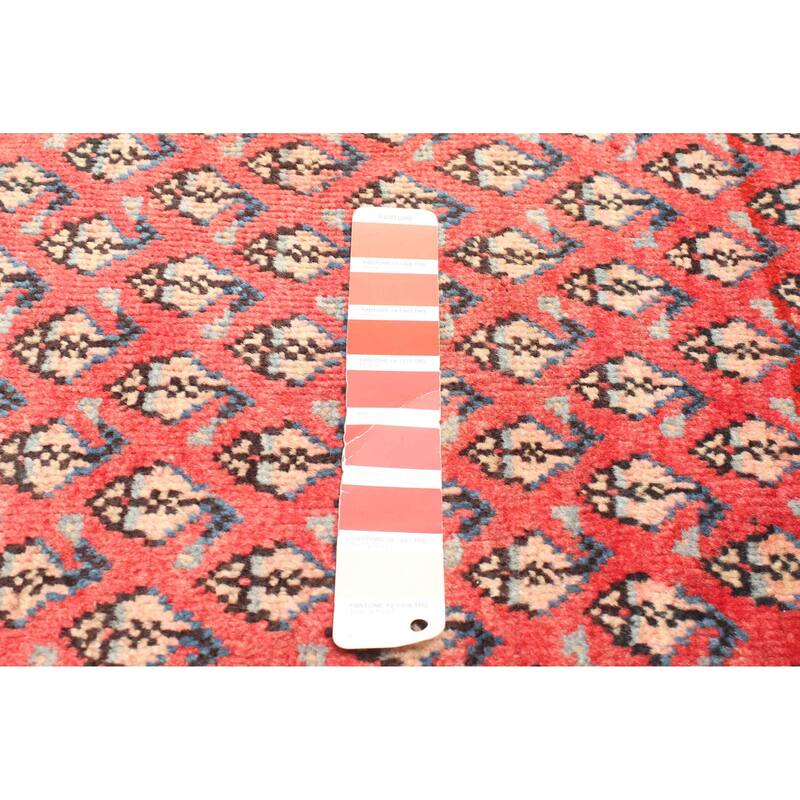 ECARPETGALLERY Hand-knotted Andelz Red Wool Rug - 4'4 x 6'9