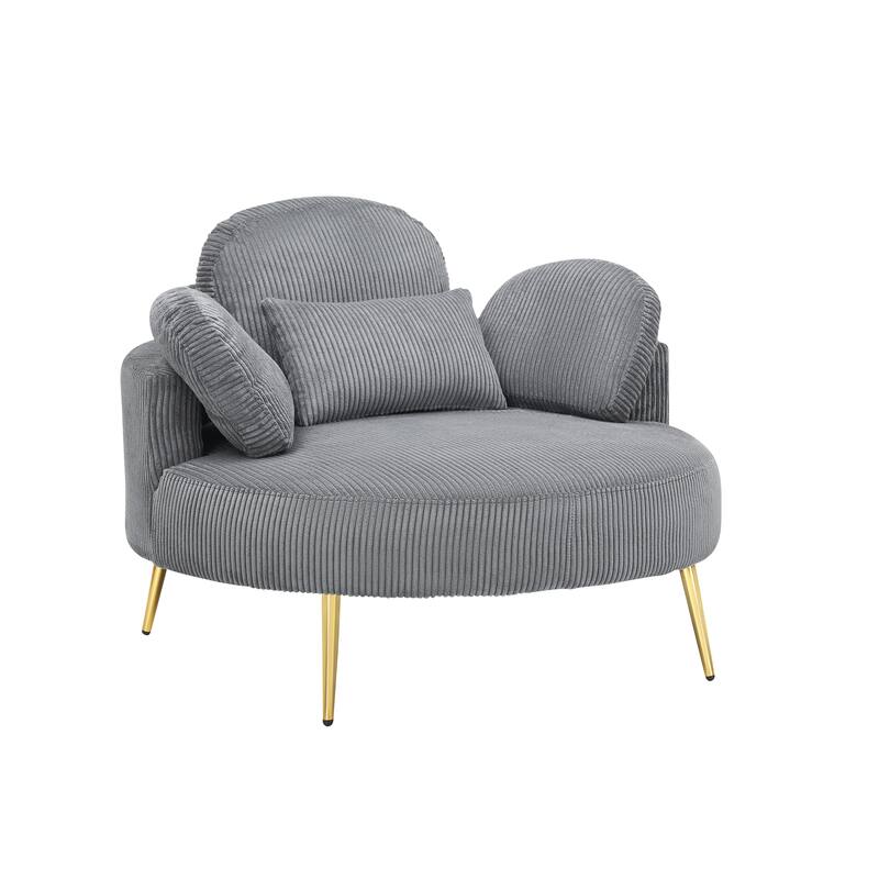 61 inches comfortable seat with small end table,for small apartment, bedroom, space balcony small sofa