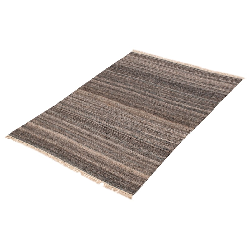 Boho Grey Kilim 5'3" x 7'4" - 5'3 x 7'4