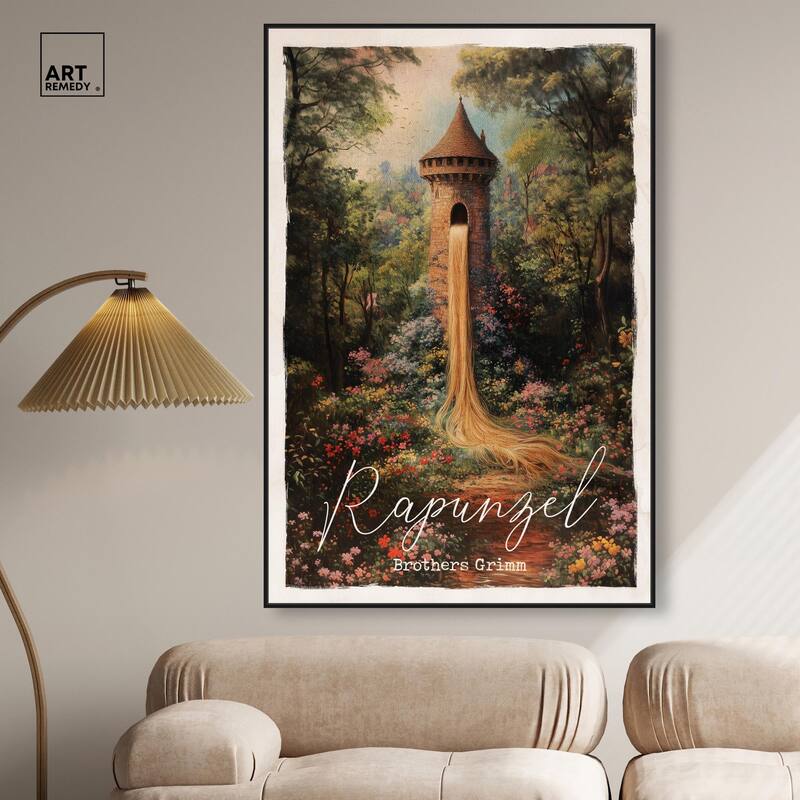 Rapunzel Classic Canvas by Art Remedy