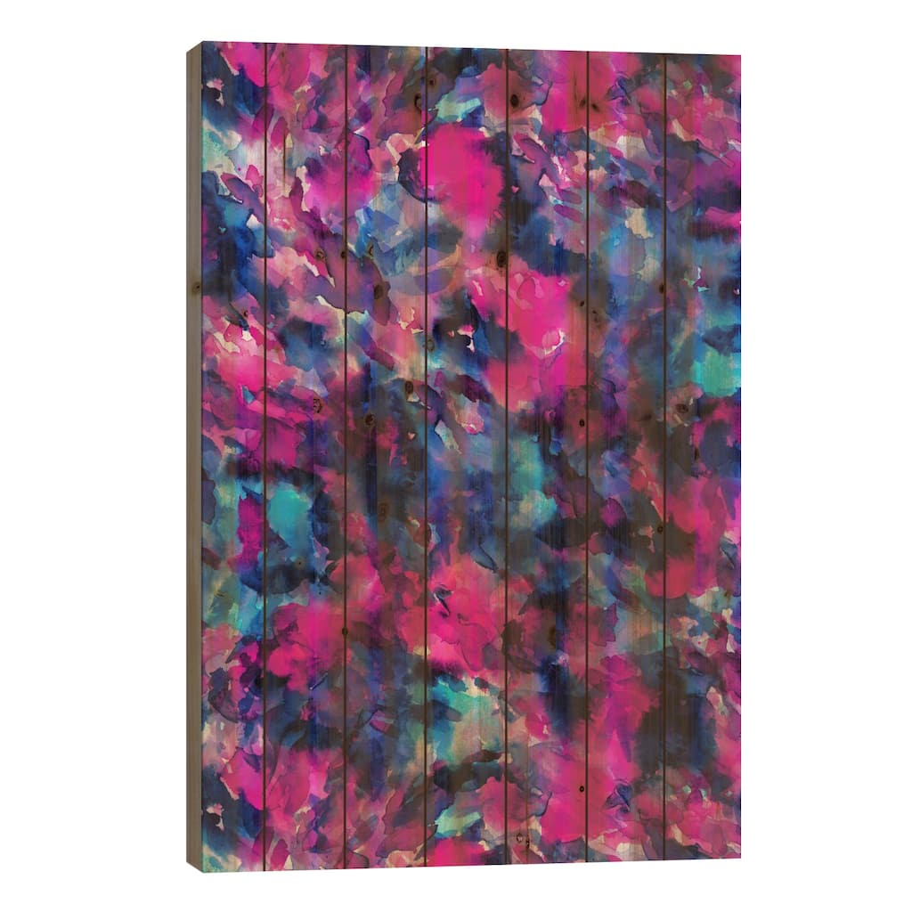 Solstice Print On Wood by Jacqueline Maldonado - Multi-Color