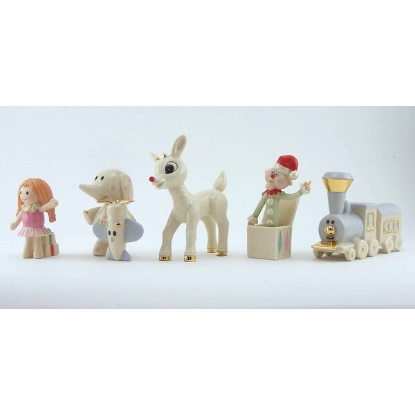 Lenox Rudolph The Red-Nosed Reindeer & The Misfit Toys 6-Piece