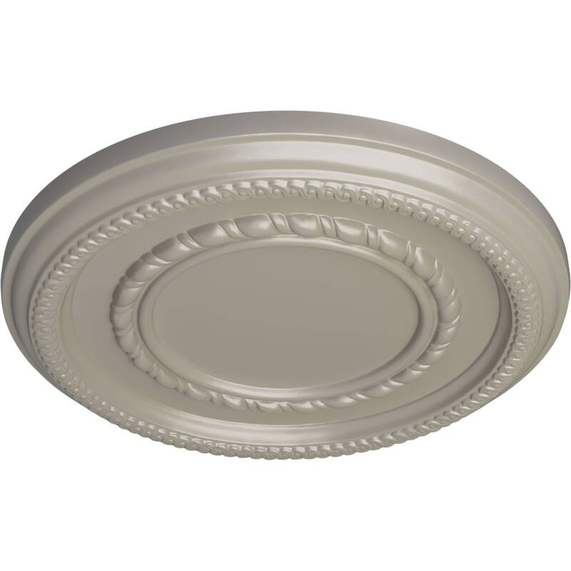 12 5/8"OD x 1 1/8"P Federal Roped Small Ceiling Medallion