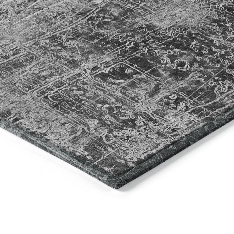 Alrim Modern Art-Inspired Weather Resistant Timeless Fusion Outdoor Rug