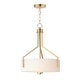 preview thumbnail 1 of 5, Maxim 21287SW Dart 3 Light 17" Wide Pendant Satin Brass