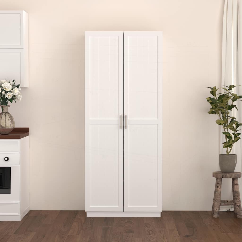 Versatile Freestanding Pantry Cabinet for Various Rooms