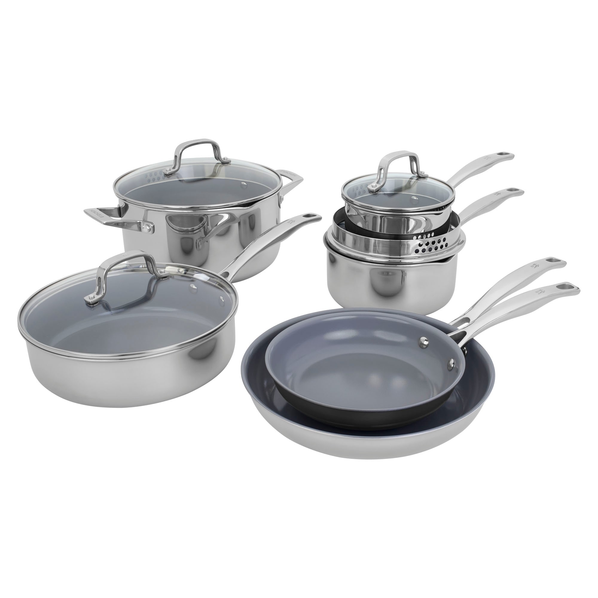 Zwilling Madura Plus Forged Nonstick Cookware Set, 10-Piece