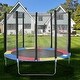 preview thumbnail 3 of 7, Colorful Safety Round Spring Pad Replacement Cover for 14' Trampoline - Multi