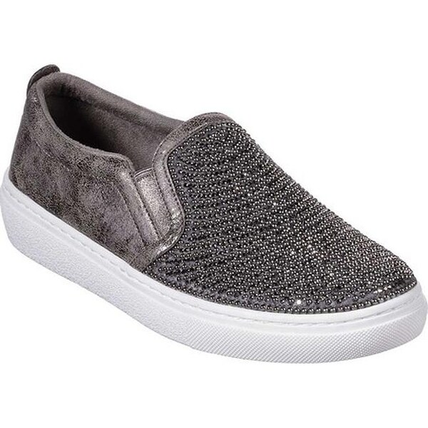 pewter slip on sneakers