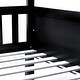 preview thumbnail 50 of 48, Twin Size Wooden Triple Bunk Bed with Ladders and Guardrails, Twin Over Twin Over Twin Detachable Bunk Bedframe for Kids