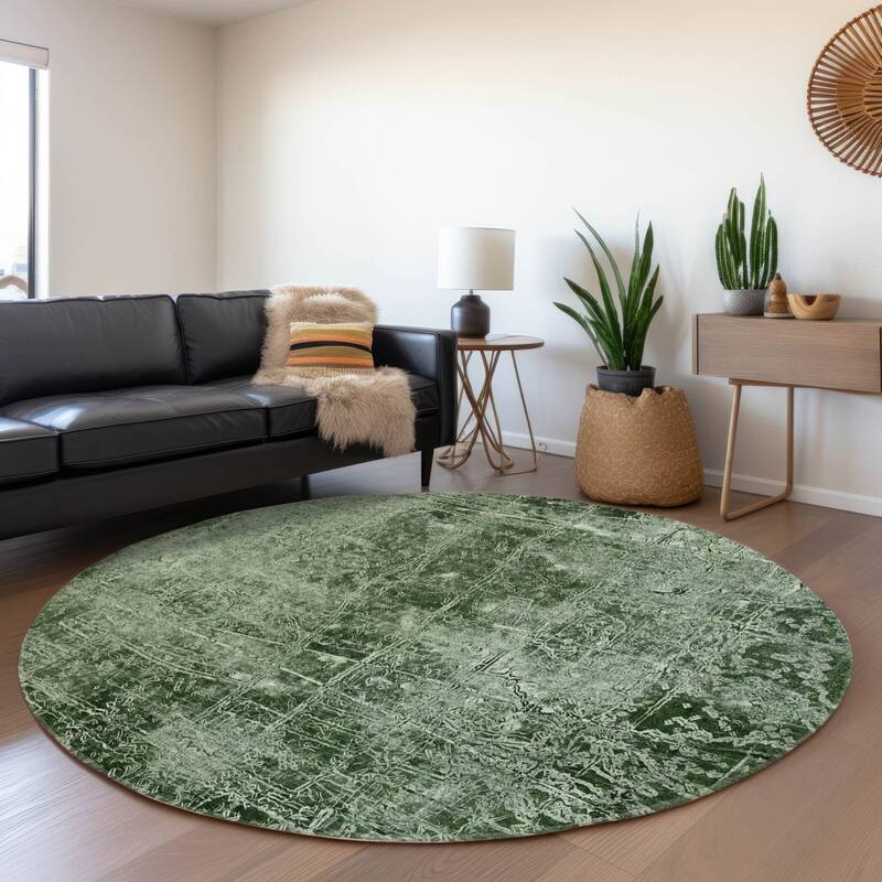 Fari Artistic Abstract Weather Resistant Classic Meets Modern Outdoor Rug