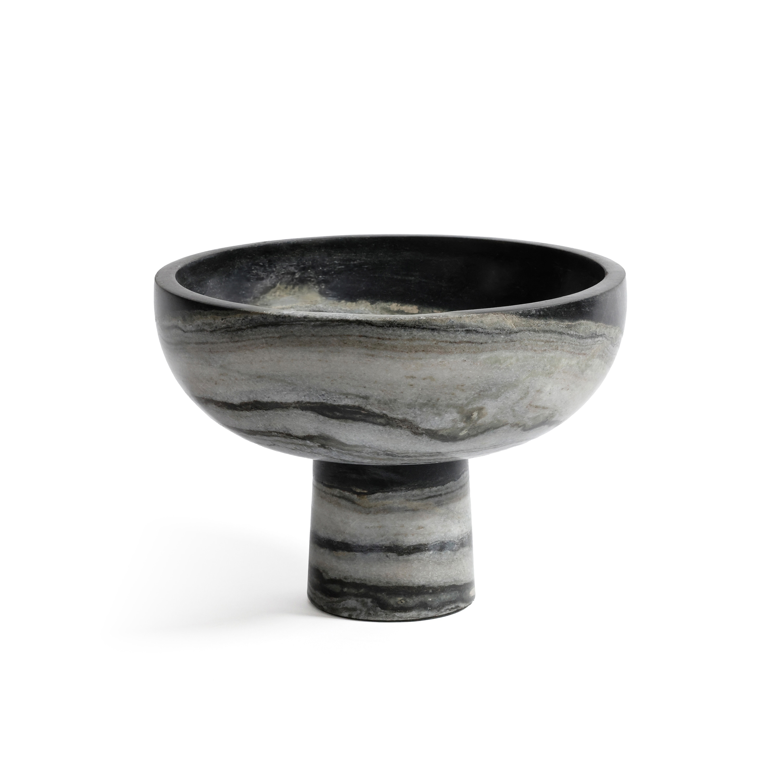 Footed Marble Bowl
