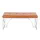 Option Camel Faux Leather/Silver Metal