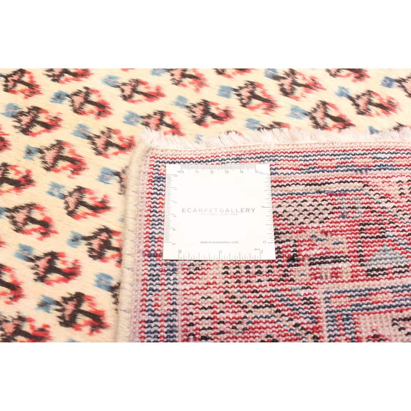 ECARPETGALLERY Hand-knotted Andelz Cream Wool Rug - 3'1 x 4'10