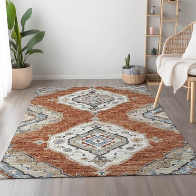 Premium Washable Super Soft Boho Heriz Mayfield Rug