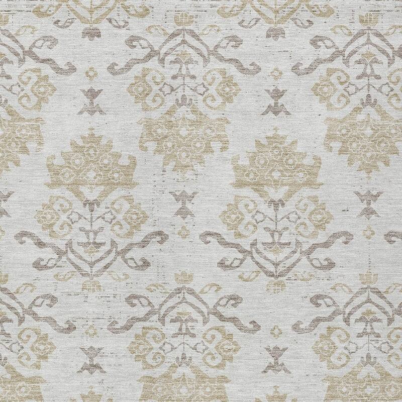 HomeRoots Oriental Transitional Rectangle Outdoor Rug