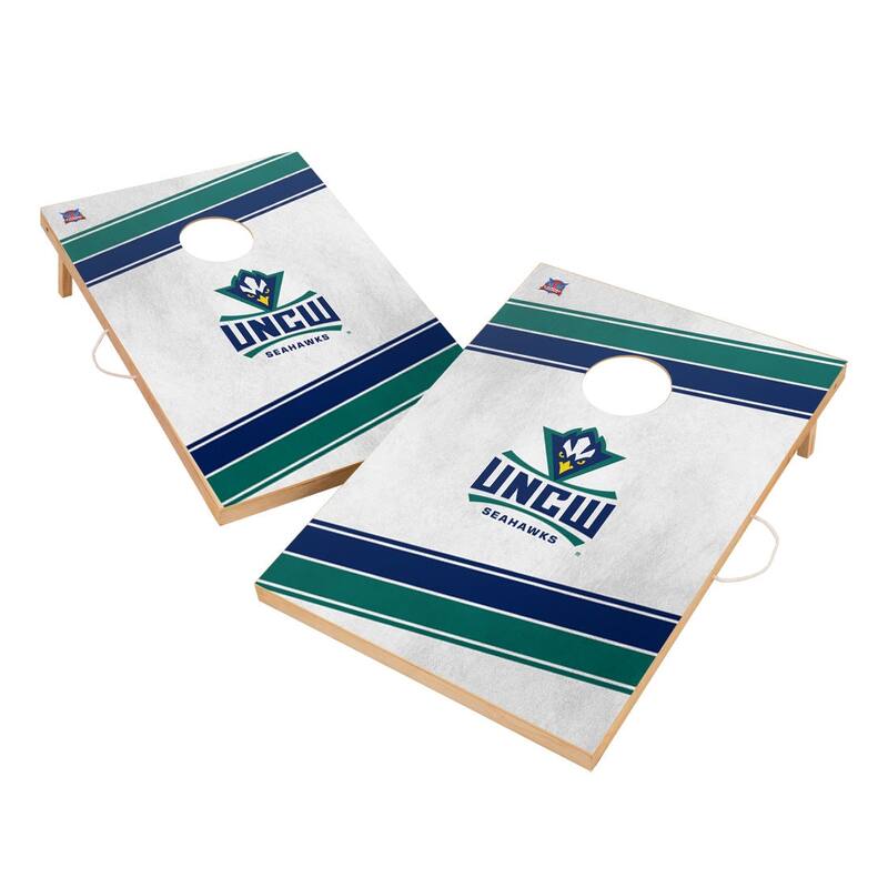 North Carolina Wilmington Seahawks Regulation 2x4 Cornhole Set