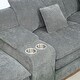 preview thumbnail 7 of 19, GDFStudio - Rei 144" U-Shaped Comfy Fluffy Chenille Modular Sofa with Movable Ottoman & Storage