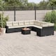 Option Black and cream Table + 2x corner + 6x middle
