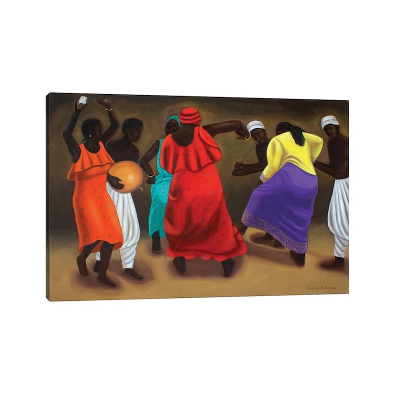 iCanvas "African Dancers" by Carol A. Simmons Canvas Print