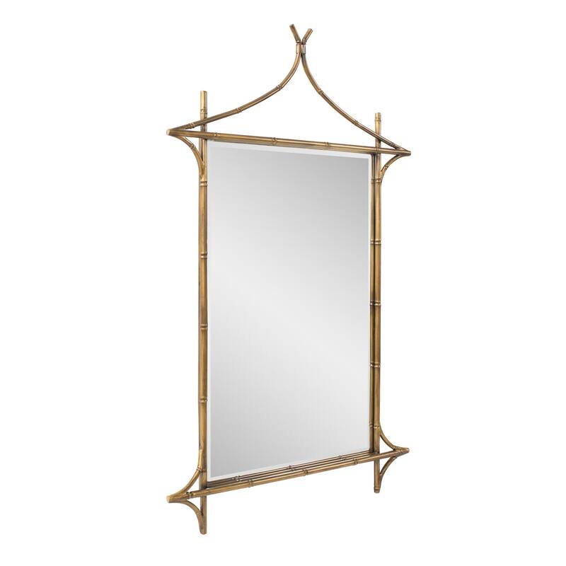 Moreau Metal Bamboo Styled Mirror - 48H X 30W X 1.3/4D