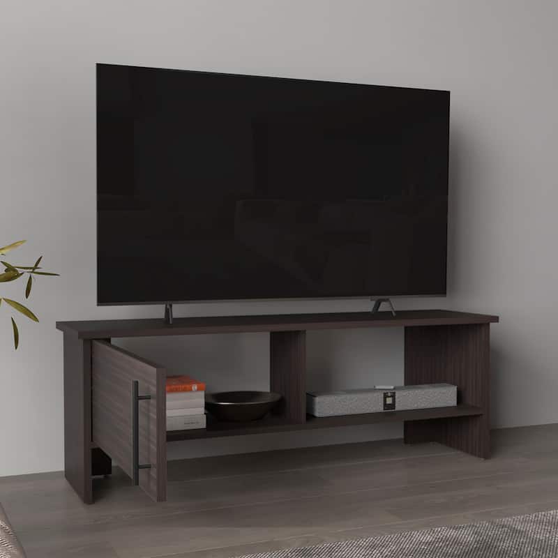 Modern Design TV Stand, 1 Door, 1 Shelf with durable materials,easy assembly
