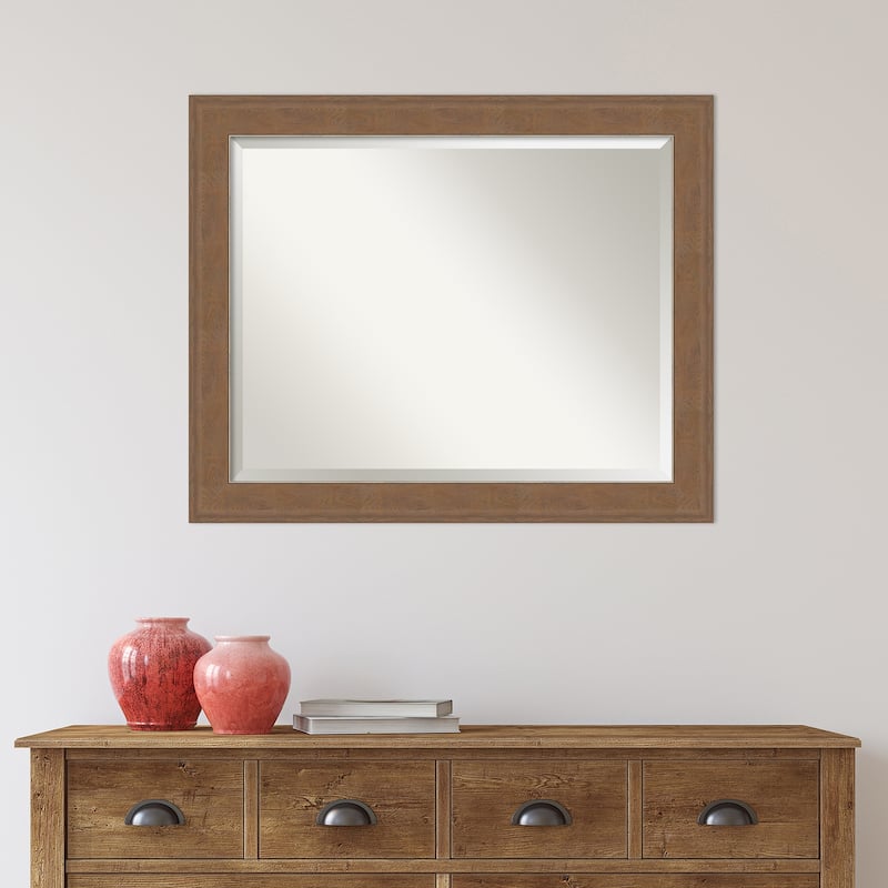 Beveled Bathroom Wall Mirror - Alta Frame